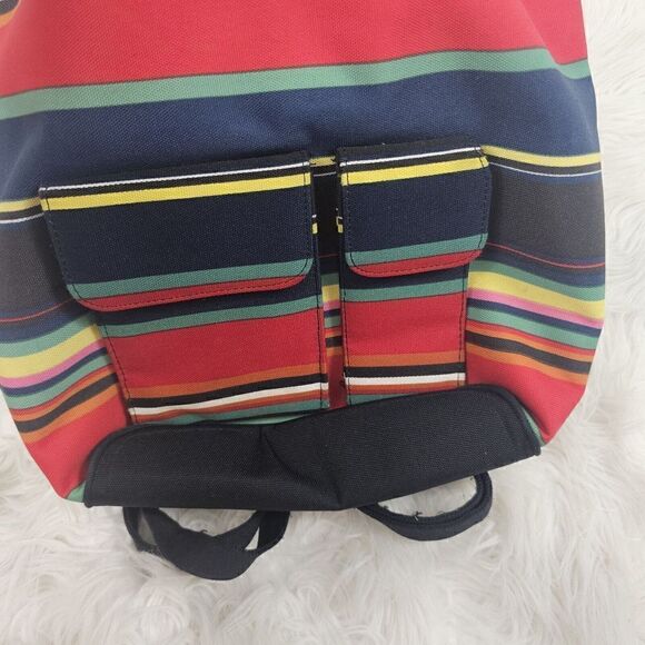 Vintage Kate Spade Striped Bucket Bag Backpack Sling main image 4